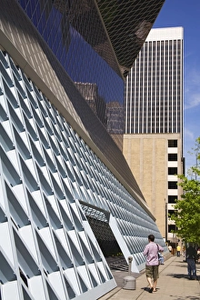 Images Dated 18th May 2008: Seattle Public Library, Seattle, Washington State, United States of America