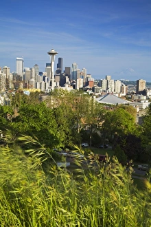 Seattle Prints: Seattle skyline viewed from Queen Anne Hill, Seattle, Washington State