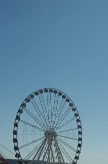 Pier 57 Prints: Seattles Ferris wheel on Pier 57