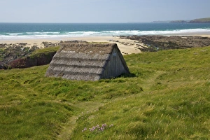 Cymru Prints: Seaweed drying hut, Freshwater West beach, Pembrokeshire National Park