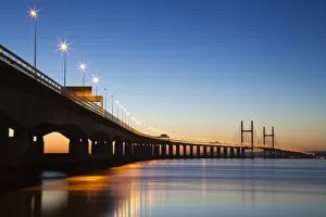 Severn Collection: Second Severn Crossing Bridge, South East Wales, Wales, United Kingdom, Europe