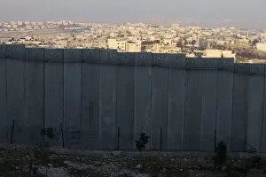 Security wall in Bethany, Israel, Middle East