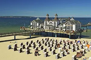Chairs Prints: Seebruecke Sellin, Sellin, Ruegen Island (Rugen Island)
