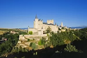 Images Dated 30th August 2010: Segovia Castle, UNESCO World Heritage Site, Segovia, Madrid, Spain, Europe