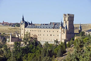 Images Dated 30th August 2010: Segovia Castle, UNESCO World Heritage Site, Segovia, Madrid, Spain, Europe