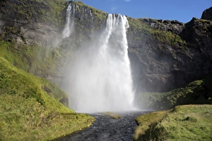 South Iceland Prints: Seljalandsfoss Waterfall, South Iceland, Iceland, Polar Regions