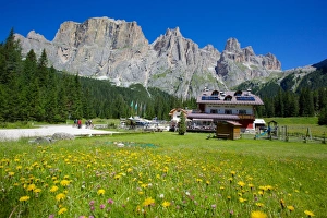 Trento Prints: Sella Pass, Trento and Bolzano Provinces, Italian Dolomites, Italy, Europe