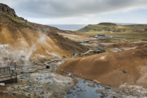 Krysuvik Prints: Seltun, Krysuvik geothermal area, Reykjanes Peninsula, Iceland, Polar Regions