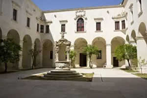 Images Dated 7th July 2008: Seminary, Duomo Square, Lecce, Lecce province, Puglia, Italy, Europe
