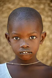 Senegal Prints: Senegalese child, Popenguine, Thies, Senegal, West Africa, Africa