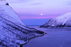 Troms Og Finnmark Prints: Senja island at dawn, Troms og Finnmark, north west Norway, Scandinavia, Europe