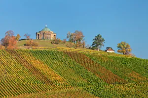 Viniculture Prints: Sepulcher (Sepulchral) Chapel on Wurttembereg Hill