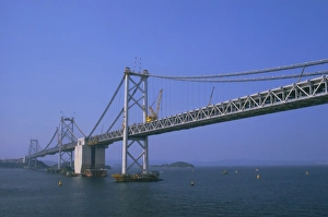 Iron Work Prints: Seto Ohashi Bridge between the islands of Honshu and Shikoku