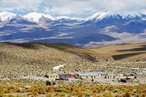 Altiplano Prints: Settlement in the Altiplano, Bolivia, South America
