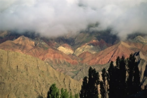 Purmamarca Prints: Seven colours mountain near Purmamarca, Jujuy, Argentina, South America
