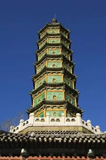Images Dated 1st November 2007: A seven tier pagoda in Fragrant Hills Park in the Western Hills, Beijing, China, Asia