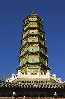 Images Dated 1st November 2007: A seven tier pagoda in Fragrant Hills Park in the Western Hills, Beijing, China, Asia