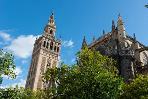 Sevilla Cathedral and Giralda, UNESCO World Heritage Site, Seville, Andalucia, Spain