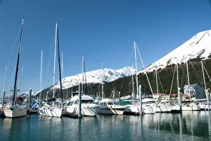 Alaska Prints: Seward Harbor, Alaska, United States of America, North America