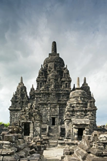 9th Century Prints: Sewu Temple near Prambanan, Java, Indonesia, Southeast Asia, Asia