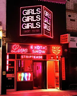 Sign Prints: Sex shop, Soho, London, England, United Kingdom, Europe