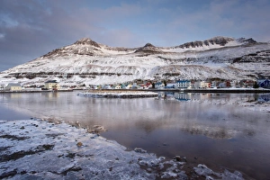 Images Dated 29th October 2008: Seydisfjordur, town founded in 1895 by a Norwegian fishing company, now main ferry port to