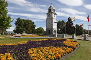 Marlborough Region Prints: Seymour Square and clock tower