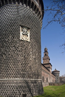 Images Dated 19th March 2009: Sforzas Castle, Milan, Lombardy, Italy, Europe