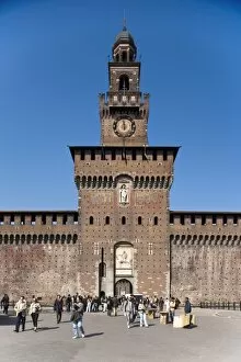 Sforzas Castle, Milan, Lombardy, Italy, Europe