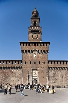Images Dated 19th March 2009: Sforzas Castle, Milan, Lombardy, Italy, Europe