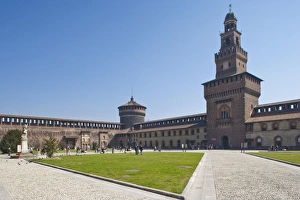 Images Dated 19th March 2009: Sforzas Castle, Milan, Lombardy, Italy, Europe