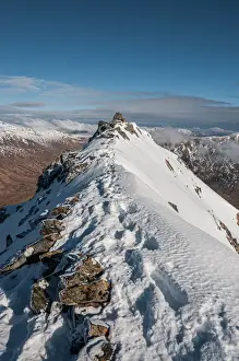 Sgurr a Bhealaich Dheirg, the highest and finest Munro on the Brothers Ridge
