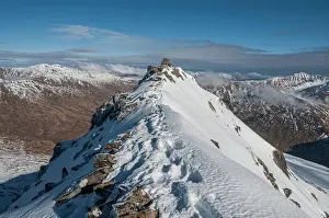 Sgurr a Bhealaich Dheirg, the highest and finest Munro on the Brothers Ridge