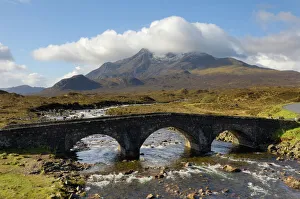 Images Dated 3rd May 2009: Sgurr nan Gillean from Sligachan, Isle of Skye, Inner Hebrides, Scotland, United Kingdom, Europe