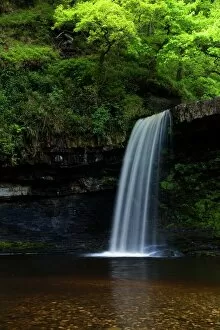 Waterfall Gallery: Sgwd Gwladus, near Ystradfellte, Brecon Beacons National Park, Wales, United Kingdom