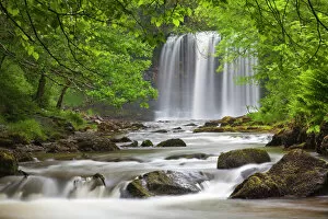 Purity Collection: Sgwd yr Eira Waterfall, Brecon Beacons, Wales, United Kingdom, Europe