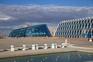 Astana Prints: Shabyt Palace of Arts and Palace of Independence, Astana, Kazakhstan, Central Asia, Asia