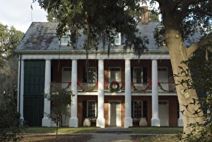 Louisiana Prints: Shadows on the Teche Plantation House