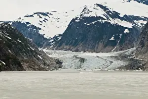 Winter Time Prints: Shakes Glacier, Stikine River, Wrangell area of Southeast Alaska, Alaska