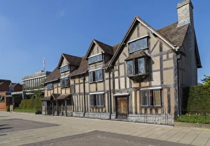 Shakespears Birthplace on Henley Street, Stratford upon Avon, Warwickshire, England