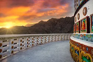 Sunbeam Prints: Shanti Stupa, a famous Buddhist Stupa located in the heart of Leh city in Ladakh region