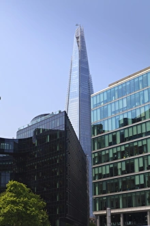 Glass Prints: Shard London Bridge, London, England, United Kingdom, Europe