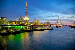 The Shard Prints: The Shard and River Thames from City of London, London, England, United Kingdom, Europe