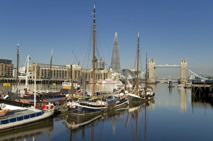The Shard Prints: The Shard and Tower Bridge stand tall above the River Thames