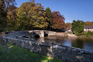 Connections Prints: Sheepwash Bridge and the River Wye in autumn