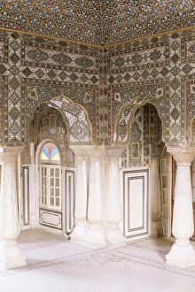 City Palace Prints: The Sheesh Mahal (mirrored hall) (hall of mirrors)