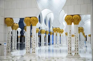 Unity Prints: Detail of Sheikh Zayed Grand Mosque in Abu Dhabi, United Arab Emirates