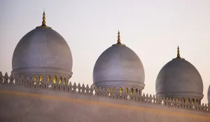 Unity Prints: Detail of Sheikh Zayed Grand Mosque in Abu Dhabi, United Arab Emirates