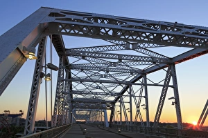 Nashville Prints: Shelby Bridge over the Cumberland River