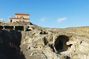 Shida Kartli, monastery at Bronze Age settlement of Uplistsikhe, ancient cave city